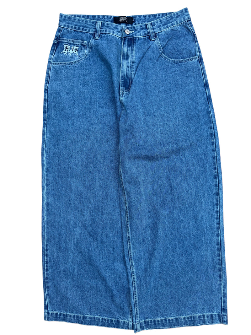 Blue Wide Leg GLOE Gargoyle Jeans
