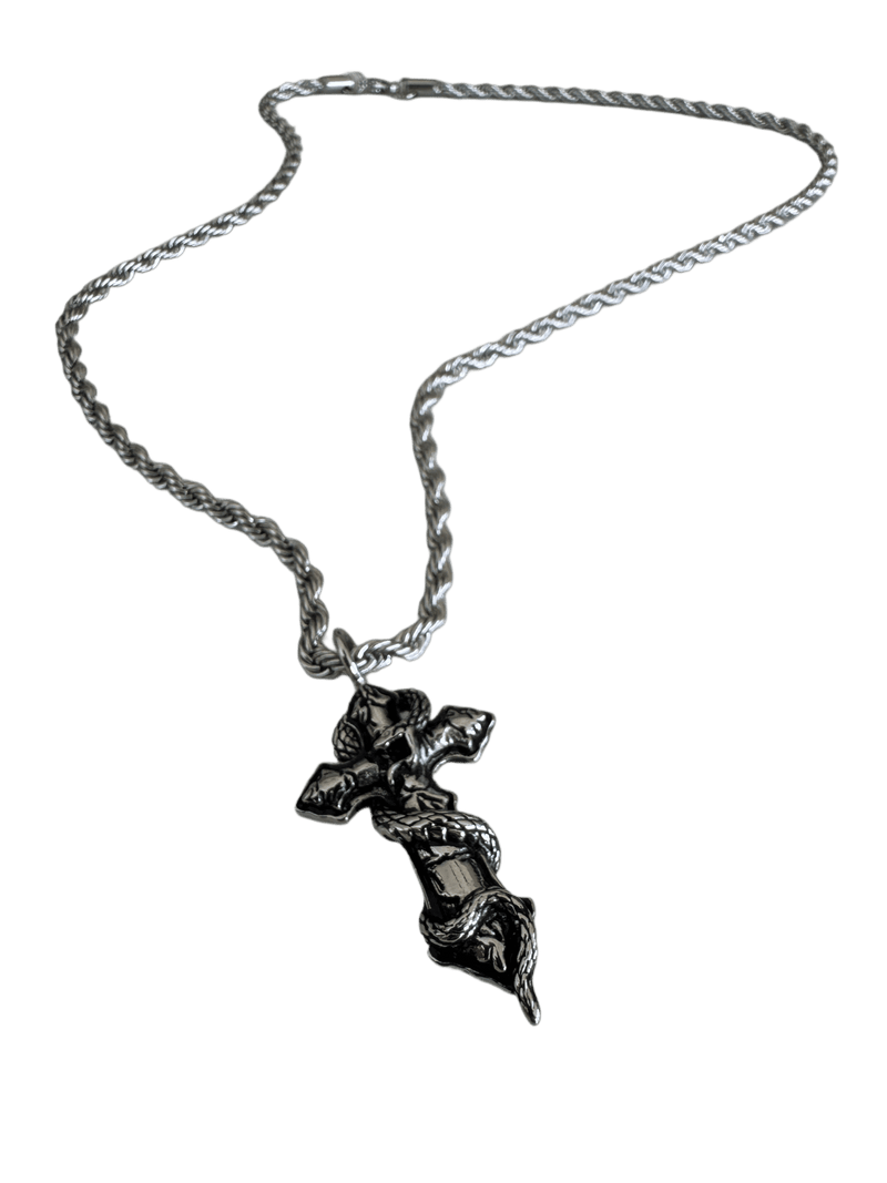 Stainless Steel GLOE Snake Cross Chain/Pendant - Gloe Product, Inc.