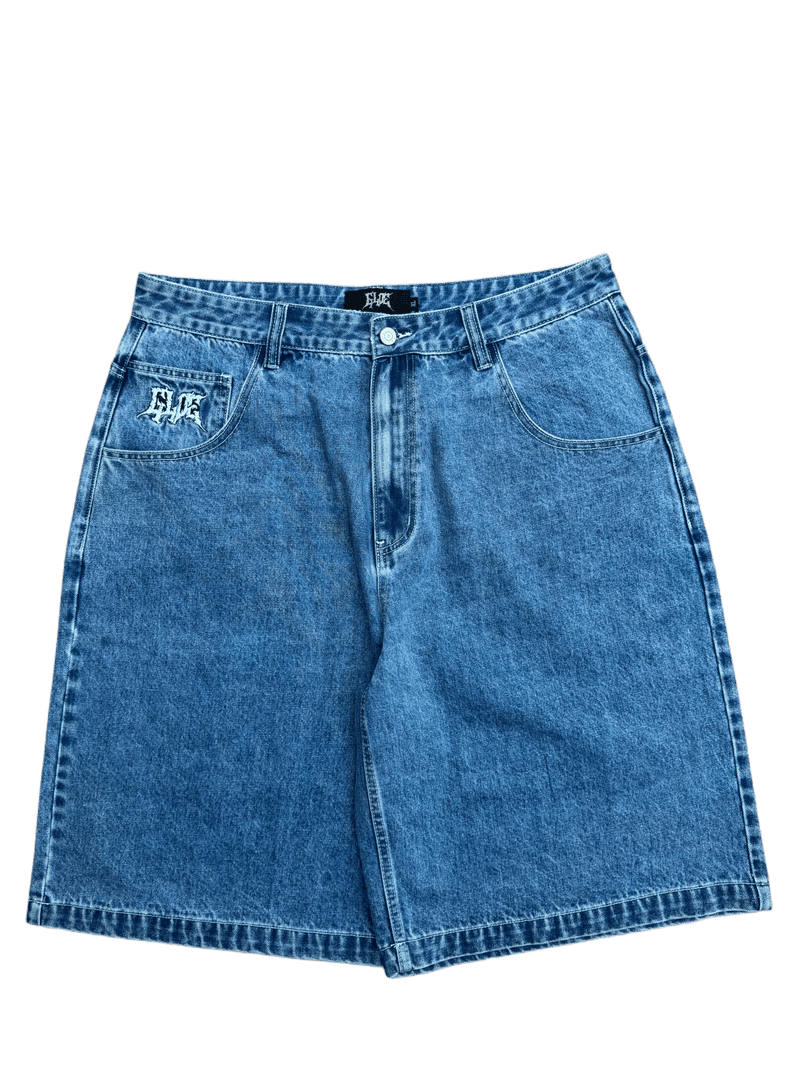 Blue Snake Cross GLOE Jorts - Gloe Product, Inc.