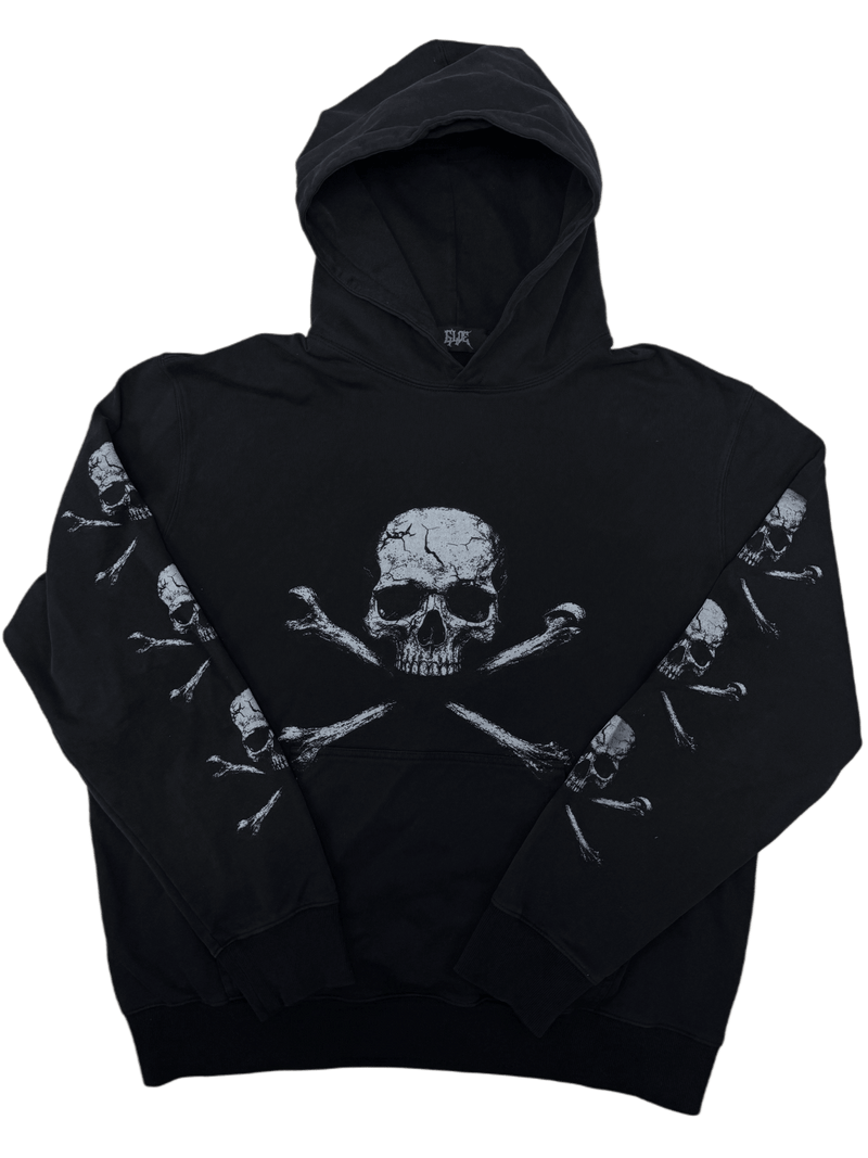 Black Skull Hoodie V2 - Gloe Product, Inc.