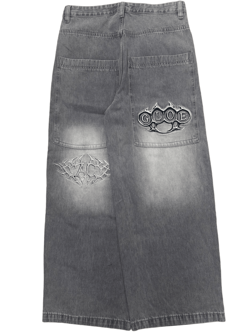 AC X GLOE GREY WIDE LEG JEANS V3 - Gloe Product, Inc.