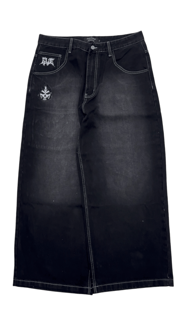 AC X GLOE BLACK WIDE LEG JEANS V3 - Gloe Product, Inc.
