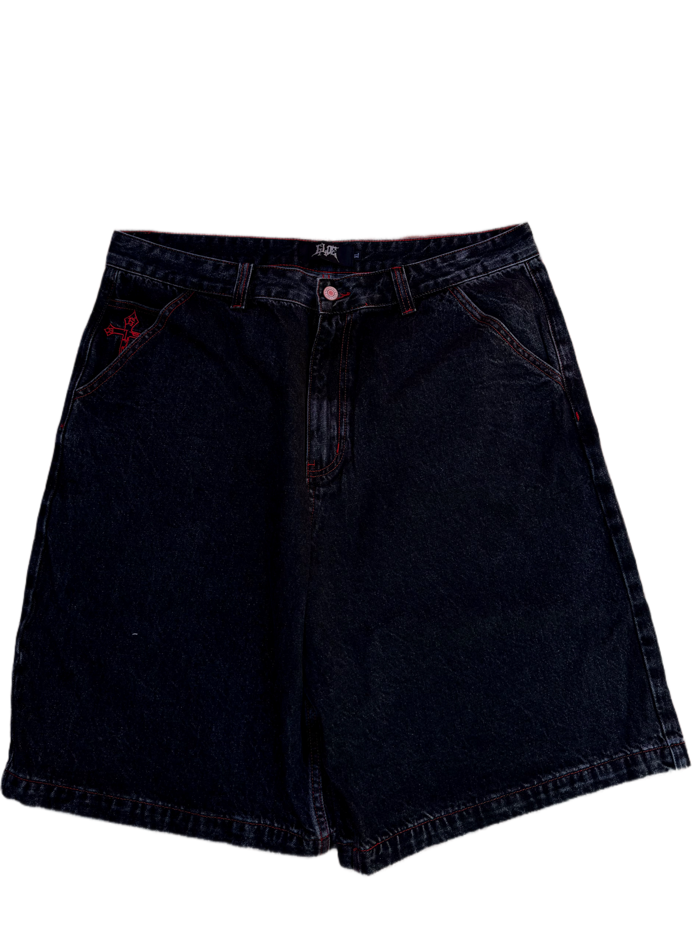 Red Stitch GLOE Cross Jorts