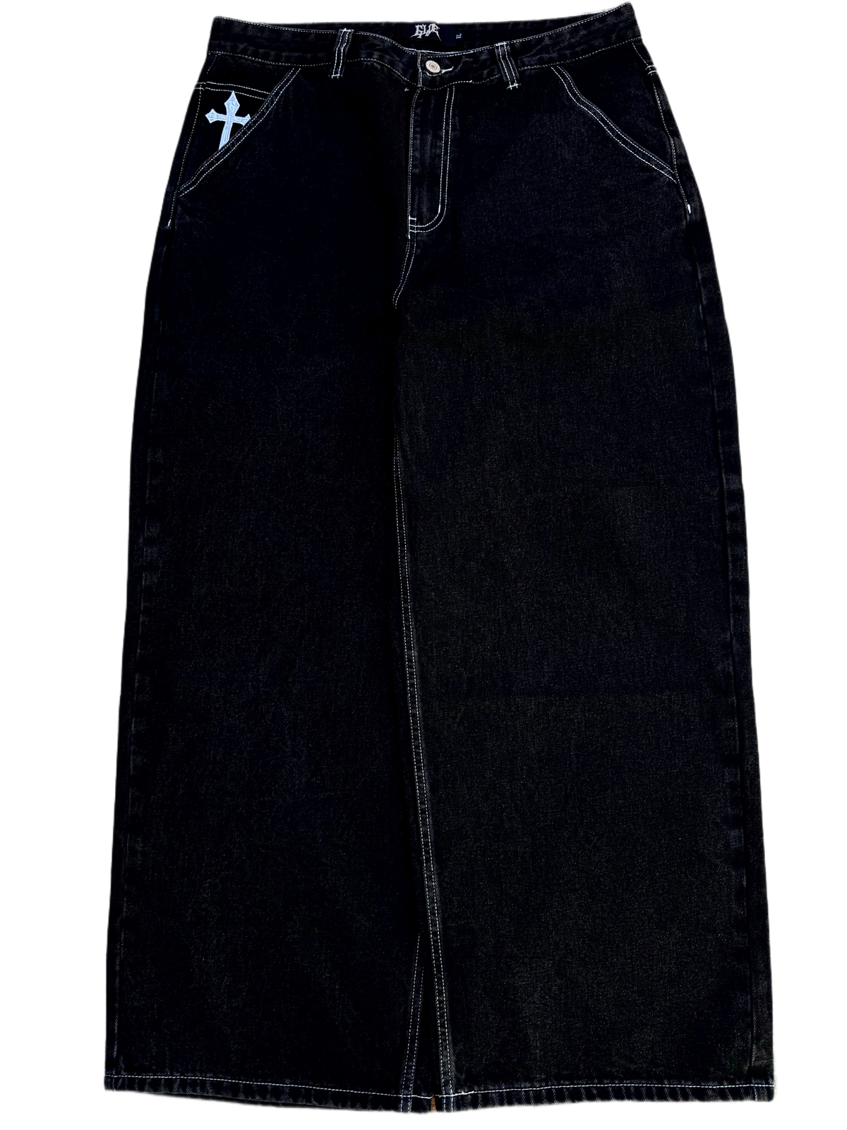 Black Crossbones GLOE Jeans