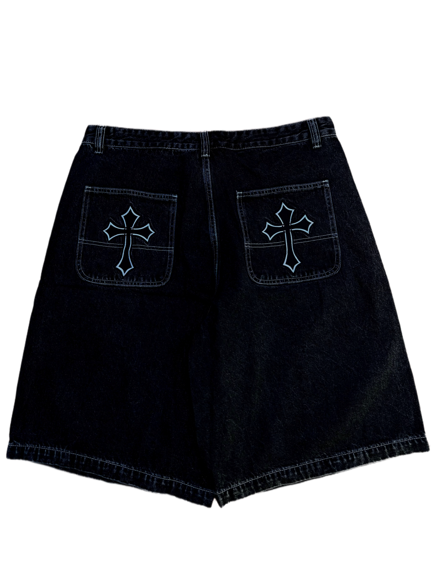 White Stitch GLOE Cross Jorts