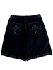 White Stitch GLOE Cross Jorts