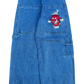 Blue Wideleg GLOE Spray Can Jeans