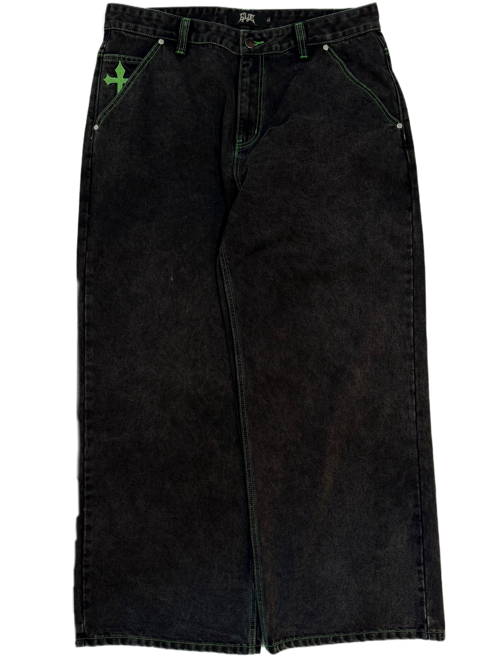 Black Wideleg Goblin GLOE Jeans