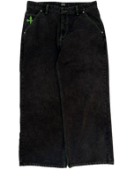 Black Wideleg Goblin GLOE Jeans