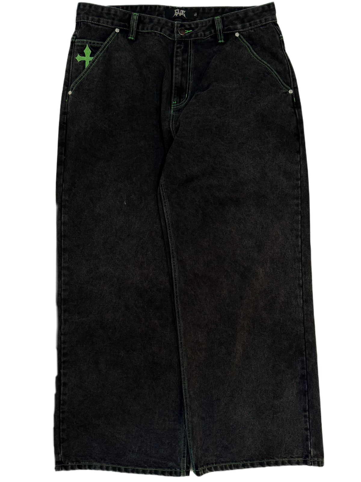 Black Wideleg Goblin GLOE Jeans