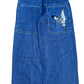 Blue Wideleg GLOE Bat Jeans