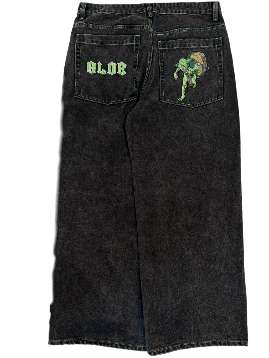 Black Wideleg Goblin GLOE Jeans