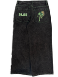 Black Wideleg Goblin GLOE Jeans