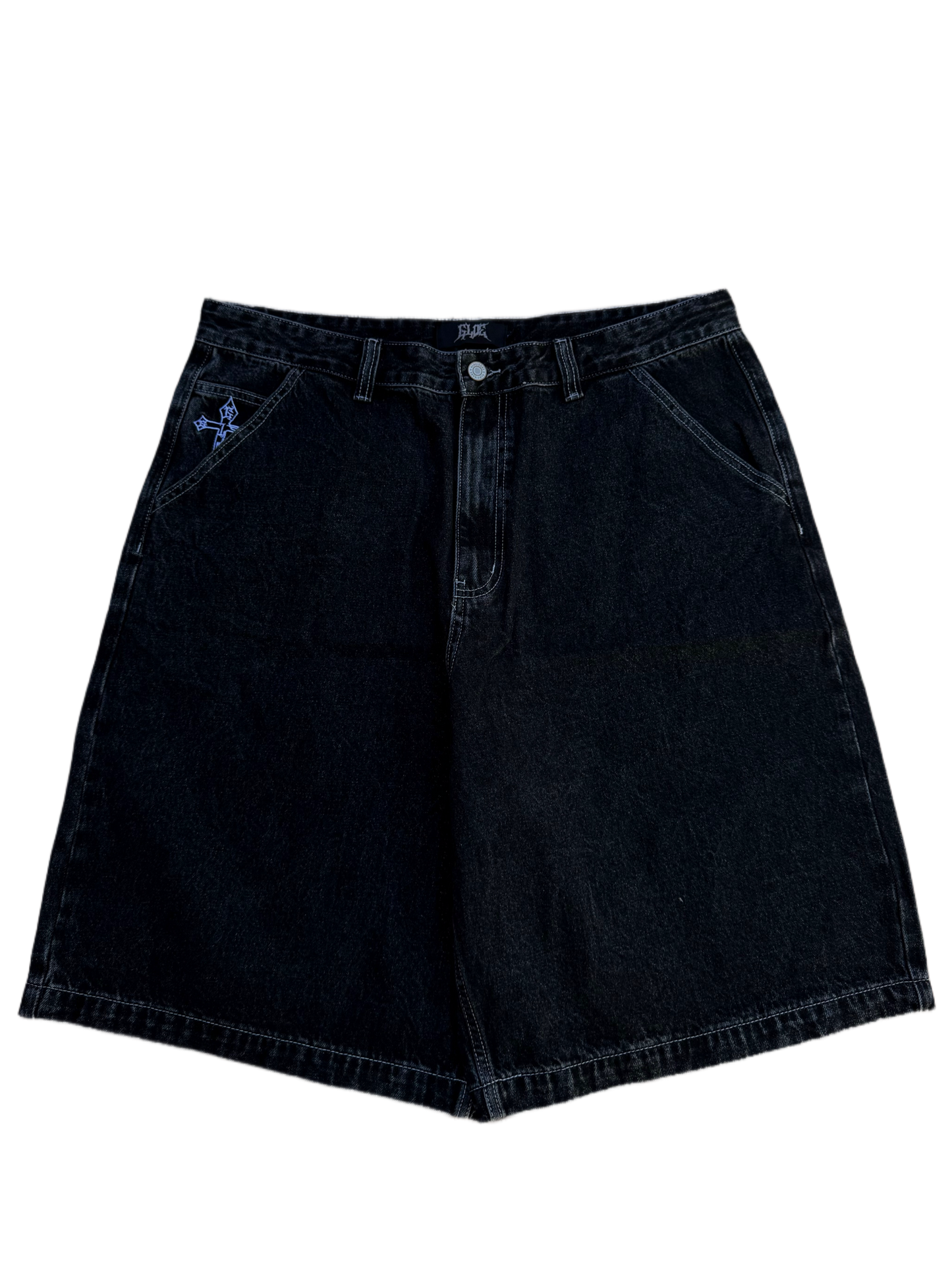 White Stitch GLOE Cross Jorts