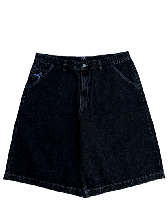 White Stitch GLOE Cross Jorts