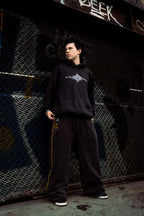 Black GLOE Wide Leg Nuke Sweats