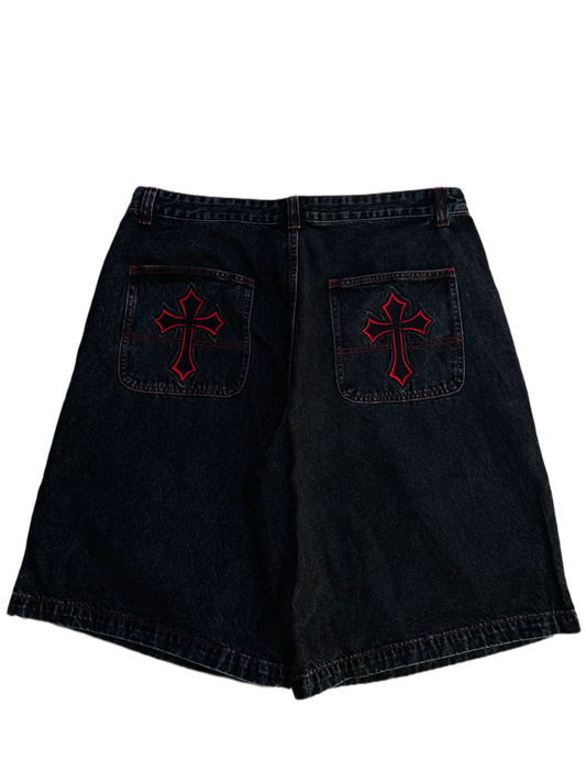 Red Stitch GLOE Cross Jorts