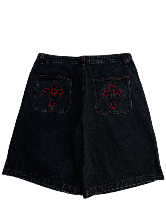 Red Stitch GLOE Cross Jorts