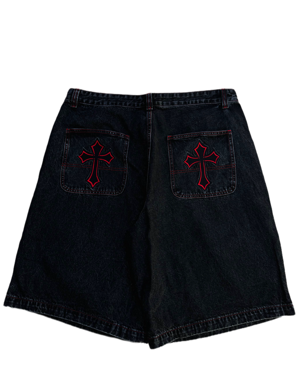 Red Stitch GLOE Cross Jorts