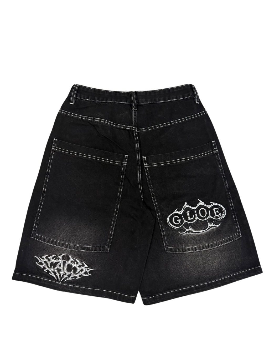AC X GLOE BLACK JORTS V2