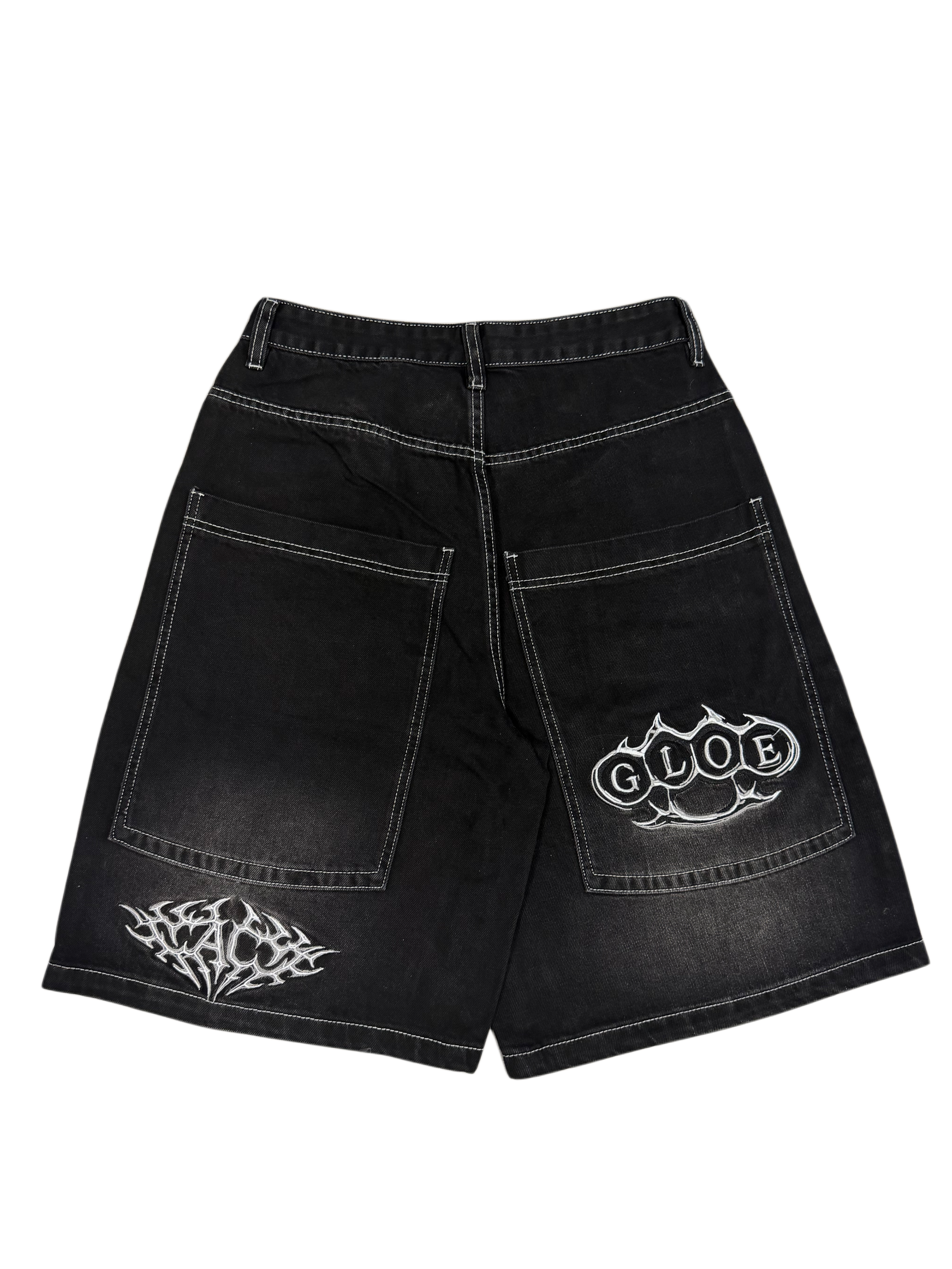 AC X GLOE BLACK JORTS V2