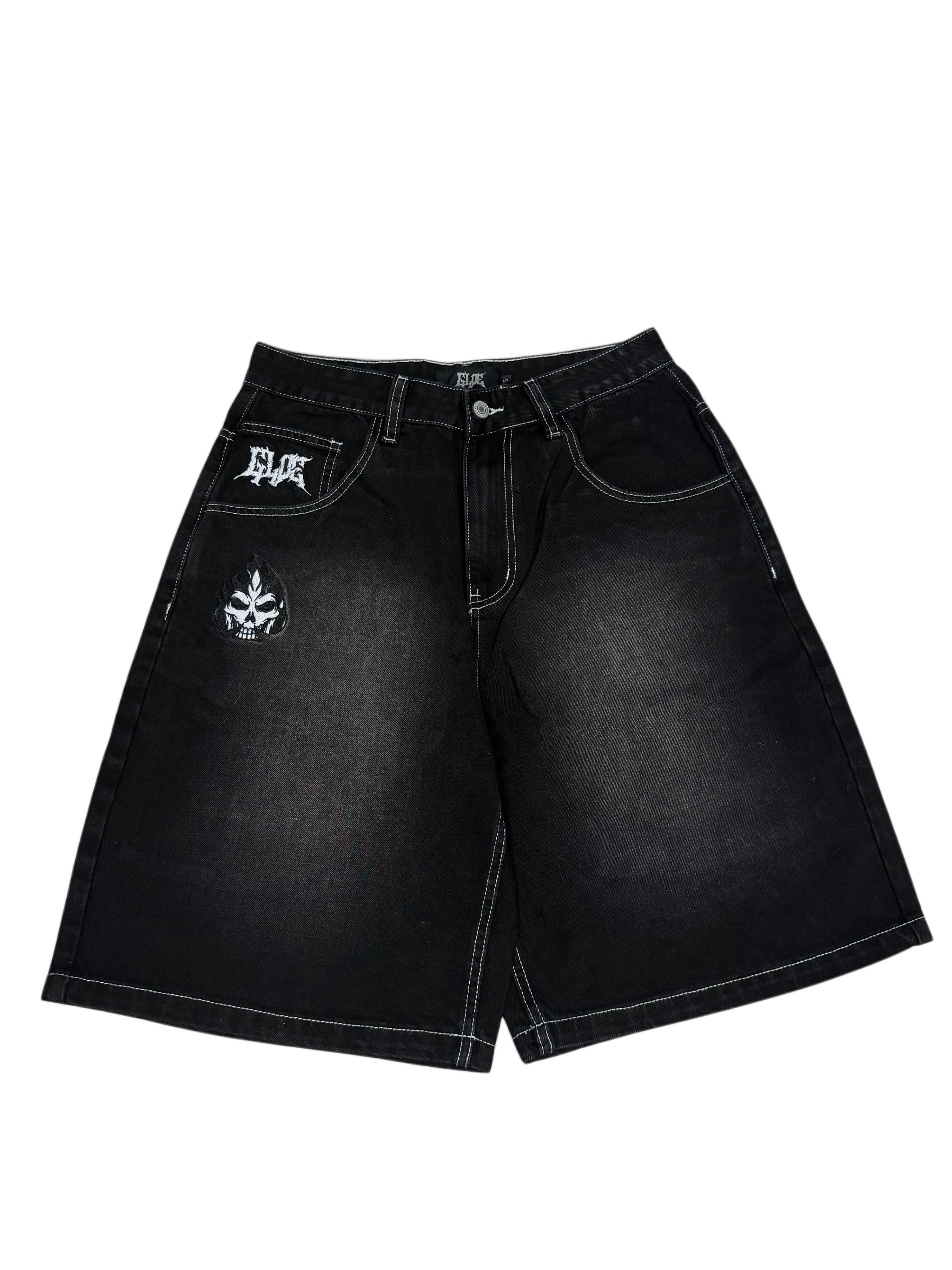 AC X GLOE BLACK JORTS V2