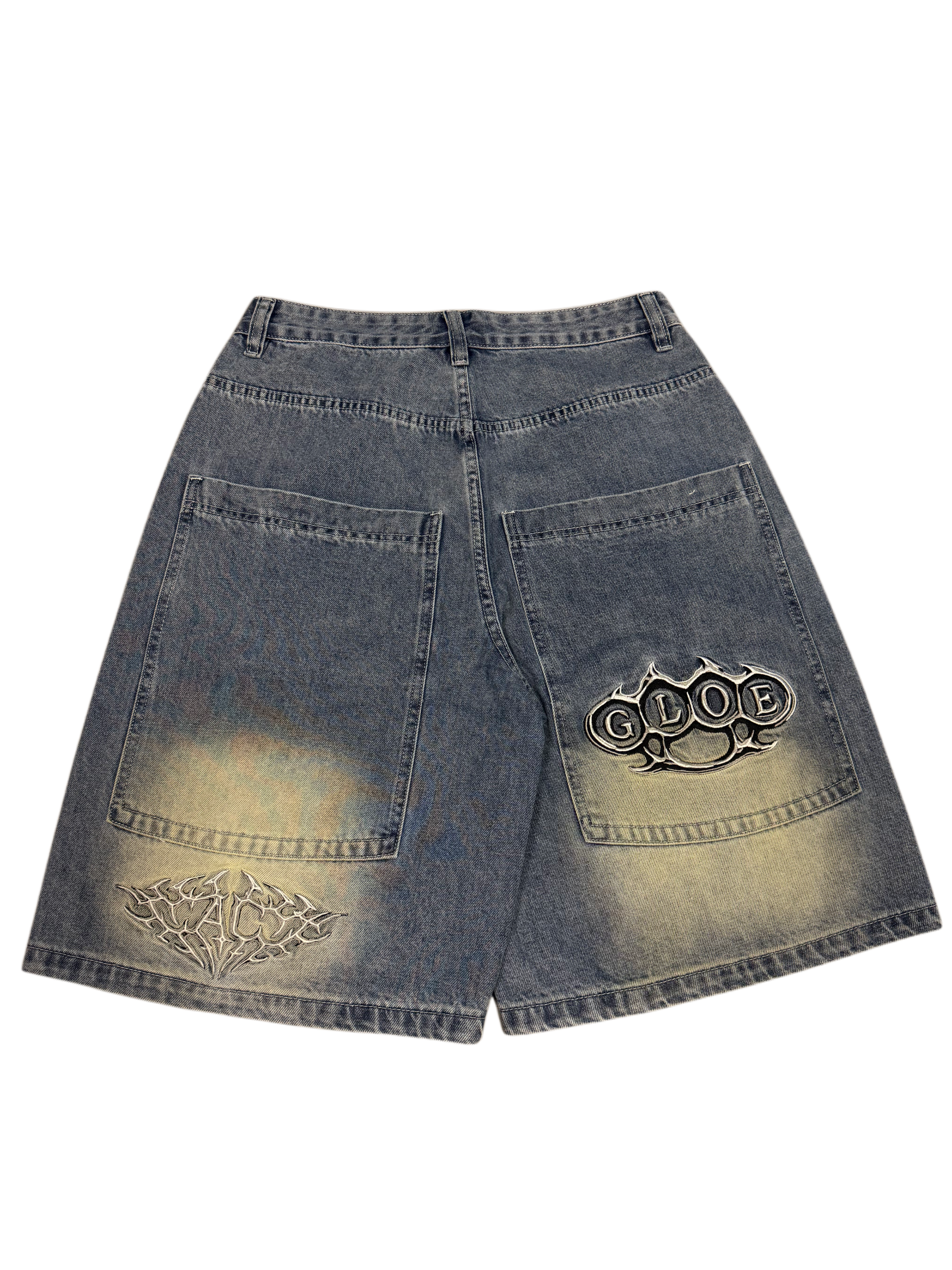 AC X GLOE BLUE JORTS V2