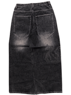 Black Washed Wide Leg Blank Stud Jeans v2 - Gloe Product, Inc.