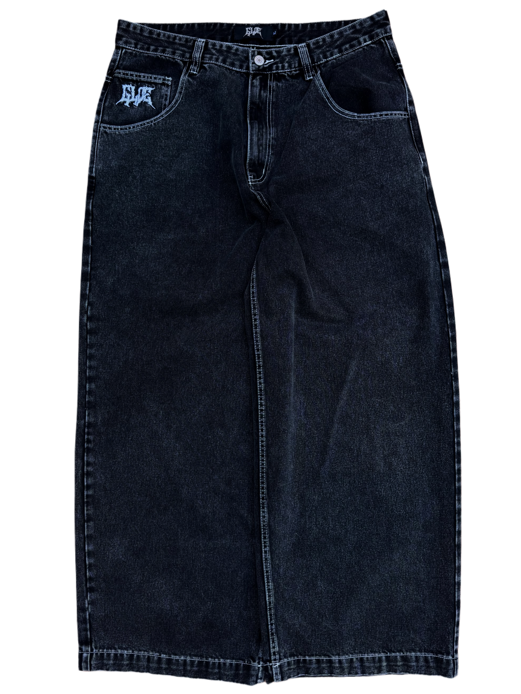 Black Wide Leg GLOE Gargoyle Jeans
