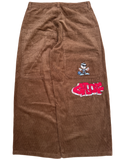 Brown Wide Leg GLOE Thug Corduroys