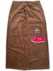 Brown Wide Leg GLOE Thug Corduroys