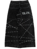 Black Wide Leg GLOE Barbwire Jeans