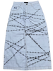 White Wide Leg GLOE Barbwire Jeans