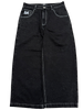 Black Stitch-Black Wide Leg GLOE Barbwire Jeans