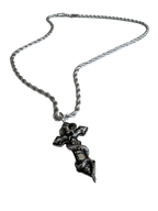 Stainless Steel GLOE Snake Cross Chain/Pendant