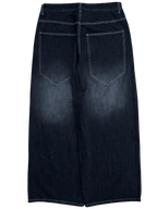 Black Washed Wide Leg Blank Stud Jeans v2 - Gloe Product, Inc.