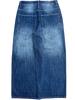 Blue Washed Wide Leg Blank Stud Jeans v2