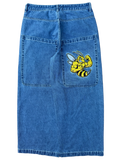 Blue Wide Leg GLOE Wasp Jeans