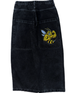 Black Wide Leg GLOE Wasp Jeans