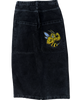 Black Wide Leg GLOE Wasp Jeans