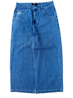 Blue Wide Leg GLOE Grim Reaper Jeans V2