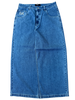 Blue Wide Leg GLOE Flaming Skull Jeans