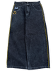 Black Wide Leg GLOE Nuke Jeans