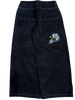 Black Wide Leg GLOE Nuke Jeans
