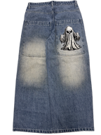 Blue Wash Wide Leg GLOE Ghost Jeans