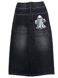 Black Wash Wide Leg GLOE Ghost Jeans