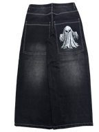 Black Wash Wide Leg GLOE Ghost Jeans