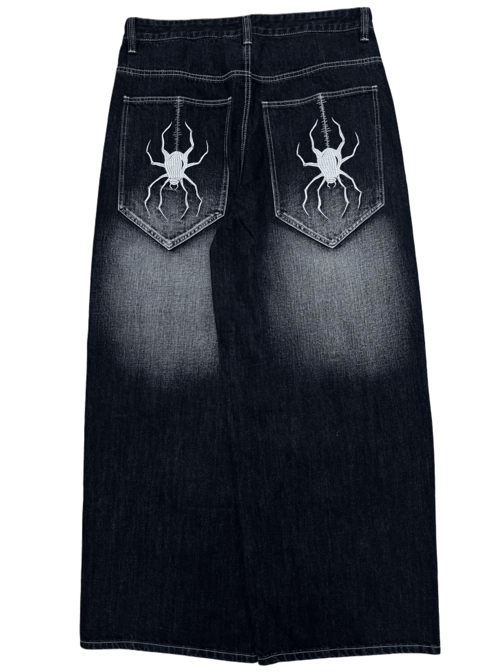 Dark Wash Wide Leg GLOE Spider Jeans - Gloe Product, Inc.