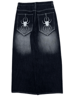 Dark Wash Wide Leg GLOE Spider Jeans - Gloe Product, Inc.