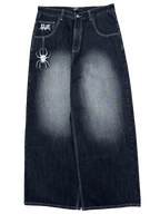 Dark Wash Wide Leg GLOE Spider Jeans - Gloe Product, Inc.